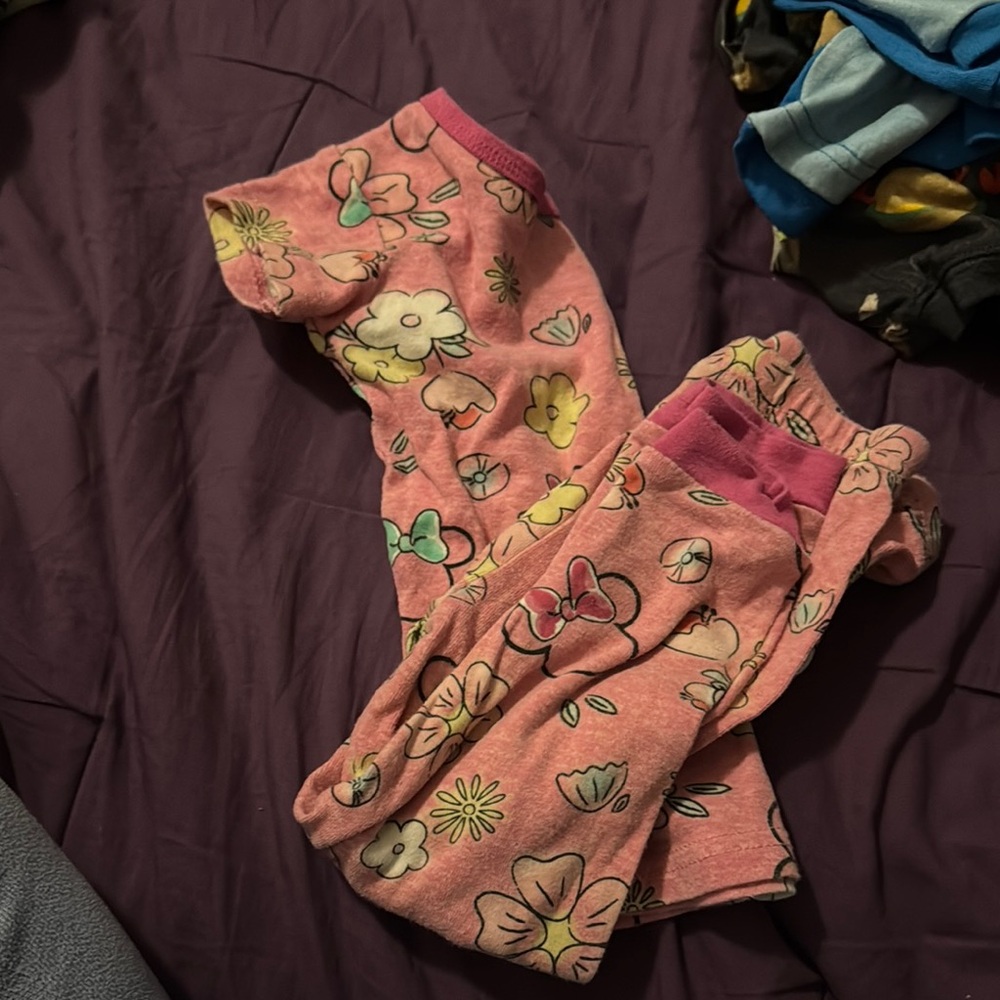 Floral Pink Pajama Set